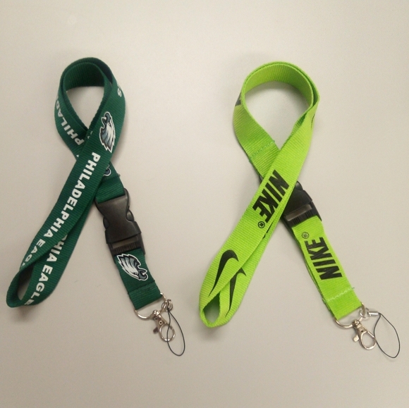 NEW Philadelphia Eagles and Nike Lanyards Bundle